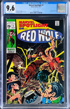 Load image into Gallery viewer, MARVEL SPOTLIGHT #1 CGC 9.6 WHITE PAGES 💎 1st JOHNNY WAKELY RED WOLF