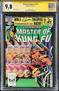 Master of Kung Fu #108 CGC 9.8 SS Simu Liu Shang-Chi 1979 Marvel Comics 1 of 1 Signed