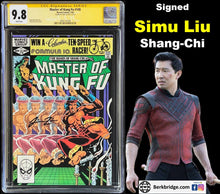 Load image into Gallery viewer, Master of Kung Fu #108 CGC 9.8 SS Simu Liu Shang-Chi 1979 Marvel Comics 1 of 1 Signed