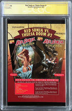 Load image into Gallery viewer, RED SONJA vs THULSA DOOM #1 CGC 9.8 SS RRP VARIANT 💎 SIGNED DELL OTTO