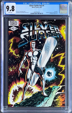 SILVER SURFER #1 v2 CGC 9.8 WHITE PAGES 💎 1st ANDDAR BAL