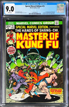 Load image into Gallery viewer, SPECIAL MARVEL EDITION #15 CGC 9.0 WHITE PAGES 💎 1st SHANG CHI MASTER OF KUNG FU