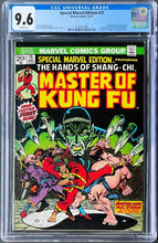 Load image into Gallery viewer, SPECIAL MARVEL EDITION #15 CGC 9.6 WHITE PAGES 💎 1st SHANG CHI MASTER OF KUNG FU
