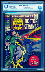 STRANGE TALES #150 CBCS 9.2 WHITE PAGES 💎 1st UMAR