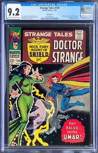 STRANGE TALES #150 CGC 9.2 OW WHITE PAGES 💎 MILE HIGH II PEDIGREE (UNPRESSED)