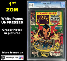 Load image into Gallery viewer, STRANGE TALES #156 CGC 9.4 WHITE PAGES 💎 1st ZOM 1967 Silver Age Marvel Comics