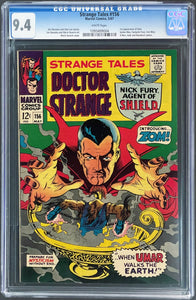 STRANGE TALES #156 CGC 9.4 WHITE PAGES 💎 1st ZOM