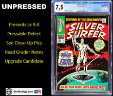 Load image into Gallery viewer, Silver Surfer #1 CGC 7.5 White UNPRESSED 1968 Marvel Comics (Presents as 9.4)