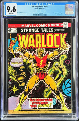 Strange Tales #178 CGC 9.6 White Pages 1975 Adam Warlock 1st Magus