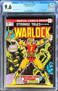 Strange Tales #178 CGC 9.6 White Pages (Unpressed) 1st Adam Warlock Magus 1975 Jim Starlin