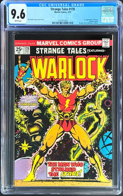 Strange Tales #178 CGC 9.6 White Pages (Unpressed) 1st Adam Warlock Magus 1975 Jim Starlin