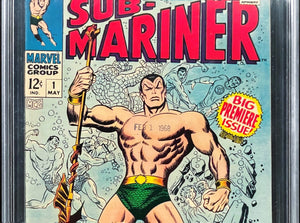 Sub-Mariner #1 CGC 9.6 White Pages 1968 Marvel Comics 💎 Graded UNPRESSED in 2000