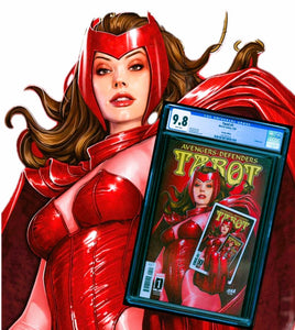 TAROT #1 CGC 9.8 WHITE PAGES 💎 SCARLET WITCH INFINITY COVER