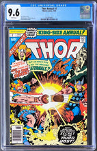 Load image into Gallery viewer, THOR ANNUAL #7 CGC 9.6 WHITE PAGES (Unpressed) 🔥 Eternals Saga Part 1