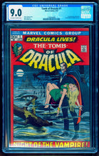 Load image into Gallery viewer, TOMB OF DRACULA #1 CGC 9.0 OW WHITE PAGES 💎 1st APPEARANCE