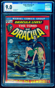 TOMB OF DRACULA #1 CGC 9.0 OW WHITE PAGES 💎 1st APPEARANCE