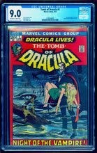 Load image into Gallery viewer, TOMB OF DRACULA #1 CGC 9.0 OW WHITE PAGES 💎 1st APPEARANCE