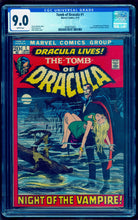 Load image into Gallery viewer, TOMB OF DRACULA #1 CGC 9.0 WHITE PAGES 💎 1st APPEARANCE