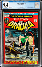 Load image into Gallery viewer, TOMB OF DRACULA #1 CGC 9.4 WHITE PAGES 💎 1st APPEARANCE (8001)