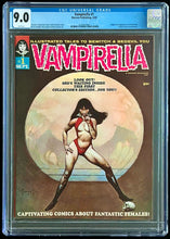 Load image into Gallery viewer, VAMPIRELLA #1 CGC 9.0 WHITE PAGES  💎 1969 ORIGIN &amp; 1st APPEARANCE