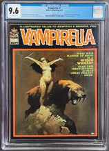 Load image into Gallery viewer, VAMPIRELLA #7 CGC 9.6 WHITE PAGES  💎 FRANK FRAZETTA TIGER WOMAN