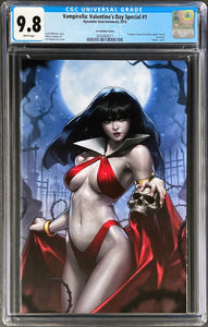 VAMPIRELLA: VALENTINE'S DAY SPECIAL  #1 CGC 9.8 💎 LEE VIRGIN VARIANT