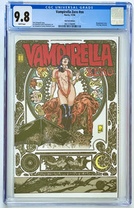 VAMPIRELLA ZERO #nn CGC 9.8 RED FOIL EDITION 💎 SIENKIEWICZ ART