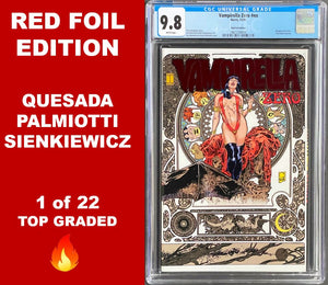 VAMPIRELLA ZERO #nn CGC 9.8 RED FOIL EDITION 💎 SIENKIEWICZ ART