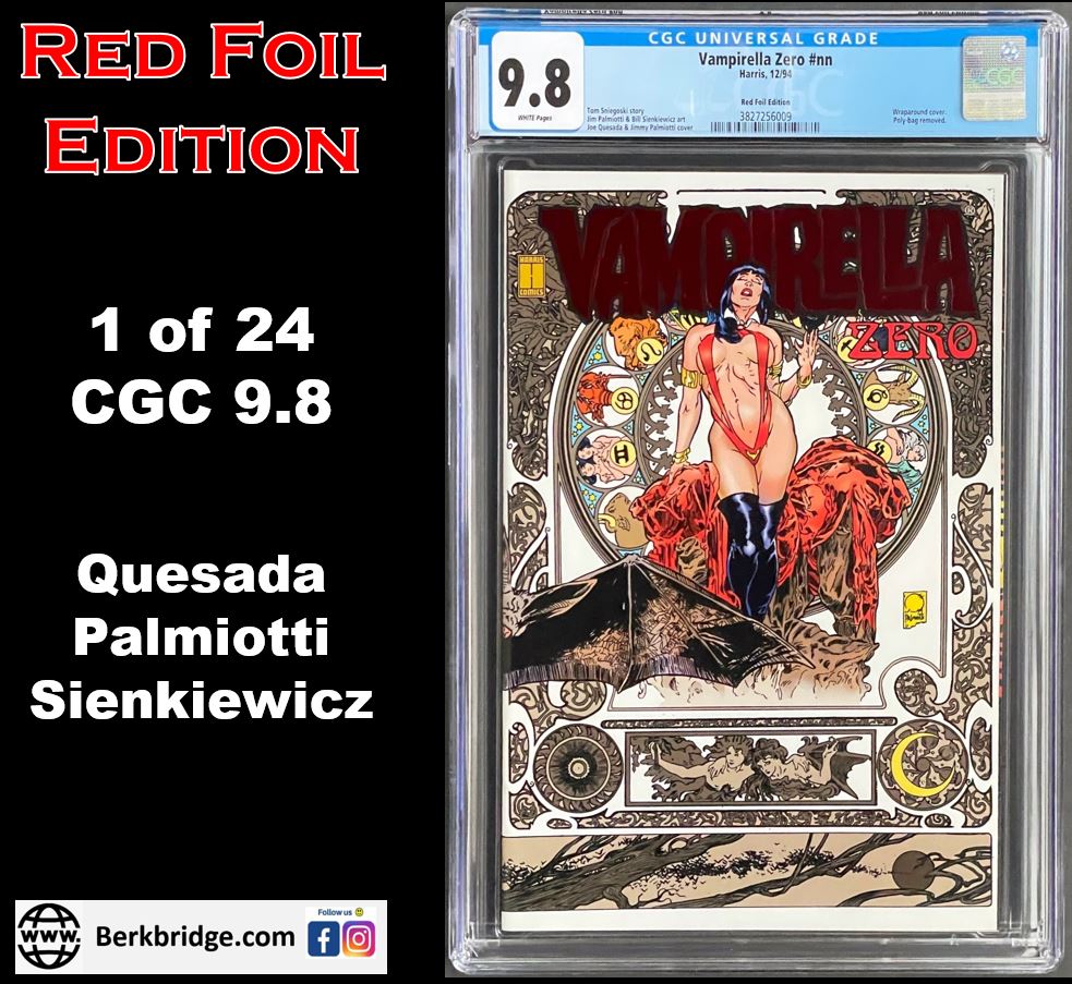 Vampiella Zero Red Foil Edition 1994 Harris Wraparound Cover