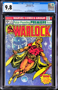 Warlock #9 CGC 9.8 White Pages 🔥 1st New Costume Marvel 1975 Jim Starlin