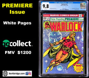 Warlock #9 CGC 9.8 White Pages 🔥 1st New Costume Marvel 1975 Jim Starlin