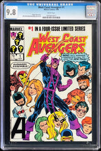 Load image into Gallery viewer, West Coast Avengers #1 CGC 9.8 White Pages Marvel Comics 1984