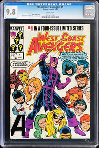 West Coast Avengers #1 CGC 9.8 White Pages Marvel Comics 1984