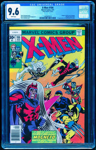 X-MEN #104 CGC 9.6 WHITE PAGES 💎 MARK JEWELERS INSERT