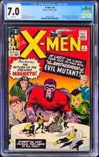 Load image into Gallery viewer, X-MEN #4 CGC 7.0 WHITE 1964 Marvel Comics 1st Appearance Scarlet Witch Quicksilver