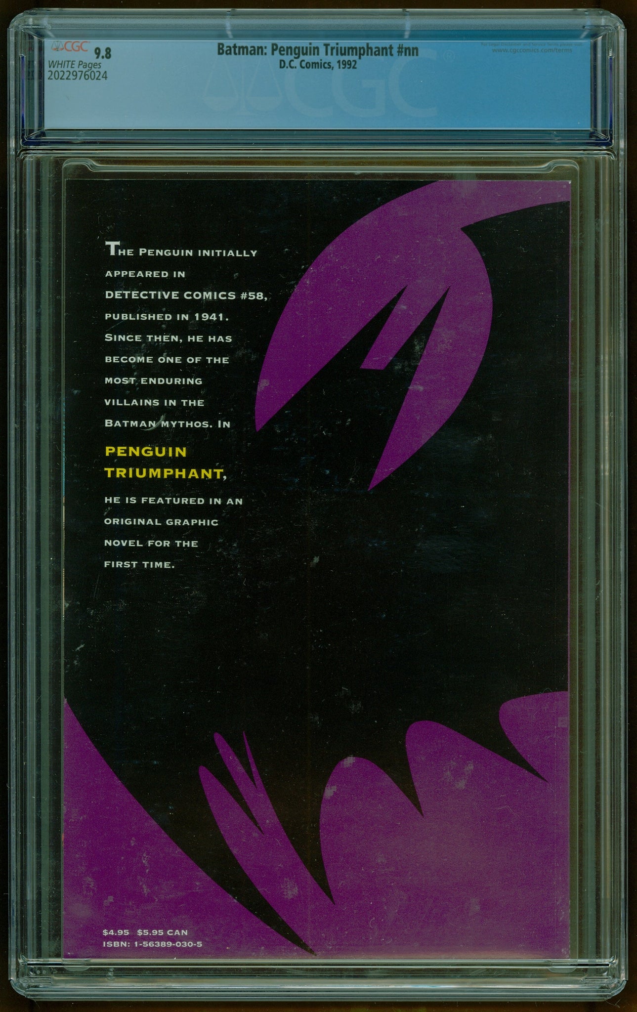 BATMAN: PENGUIN TRIUMPHANT #NN CGC  ? PRISM FOIL LOGO – Berkbridge  Comics