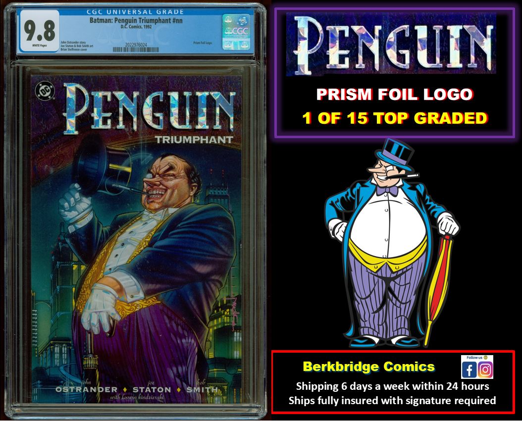 BATMAN: PENGUIN TRIUMPHANT #NN CGC  ? PRISM FOIL LOGO – Berkbridge  Comics