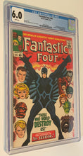 Load image into Gallery viewer, FANTASTIC FOUR #46 CGC 6.0 WHITE PAGES 🔥 1st FULL BLACK BOLT