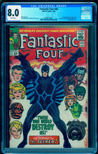 Load image into Gallery viewer, FANTASTIC FOUR #46 CGC 8.0 WHITE PAGES 💎 1st FULL BLACK BOLT