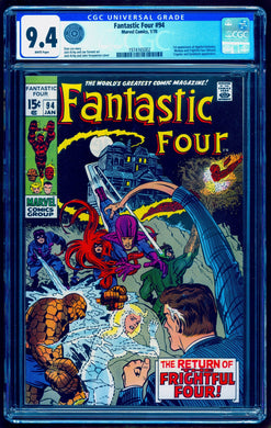 FANTASTIC FOUR #94 CGC 9.4 WHITE PAGES 💎 1st AGATHA HARKNESS