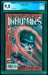 INHUMANS #2 v.3 CGC 9.8 WHITE PAGES