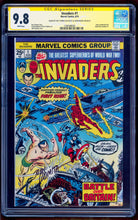 Load image into Gallery viewer, INVADERS #1 CGC 9.8 SS WHITE PAGES 💎 SIGNED JOHN ROMITA &amp; ROY THOMAS