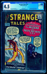 STRANGE TALES #110 CGC 4.5 OW WHITE PAGES 🔥 1st DOCTOR STRANGE