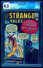 Load image into Gallery viewer, STRANGE TALES #110 CGC 4.5 OW WHITE PAGES 🔥 1st DOCTOR STRANGE