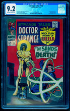 Load image into Gallery viewer, STRANGE TALES #158 CGC 9.2 OW WHITE PAGES 💎 1st FULL LIVING TRIBUNAL