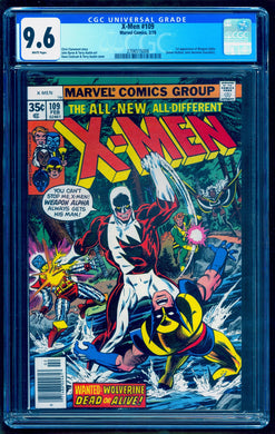 X-MEN #109 CGC 9.6 WHITE PAGES 🔥 1st WEAPON ALPHA